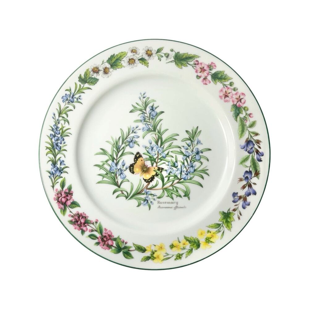 Royal Worcester “Herbs” Single Porcelain Dinner Plate 10 1/8”